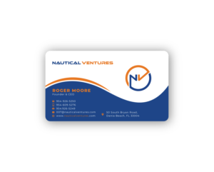 Visitenkarten-Design von Musa. A für Nautical Ventures | Design: #26043095