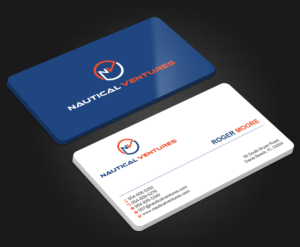 Design de Carte de Visite par Uttom 2 pour Nautical Ventures | Design : #26001639