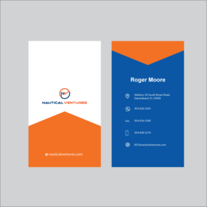 Business Card Design by Nargiza_Ts for Nautical Ventures | Design: #25997103