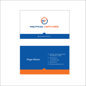 Visitenkarten-Design von Nargiza_Ts für Nautical Ventures | Design: #25997127