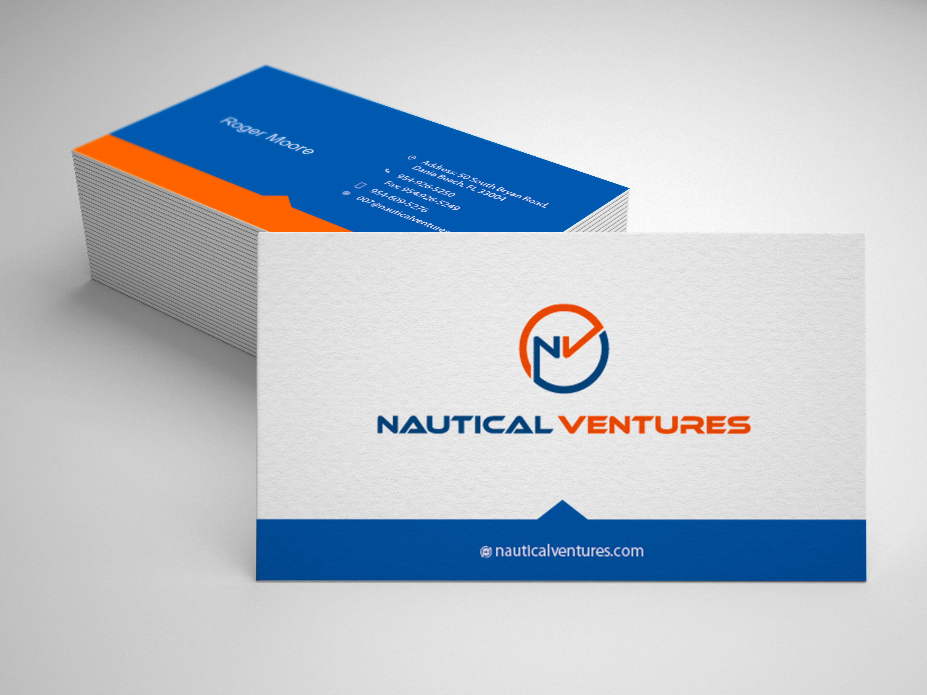 Visitenkarten-Design von Nargiza_Ts für Nautical Ventures | Design #25997129