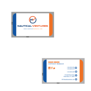 Business Card Design by bc_hickey for Nautical Ventures | Design: #25982564