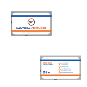 Business Card Design by bc_hickey for Nautical Ventures | Design: #25990277