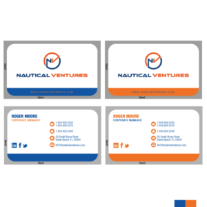 Business Card Design by bc_hickey for Nautical Ventures | Design: #26006594