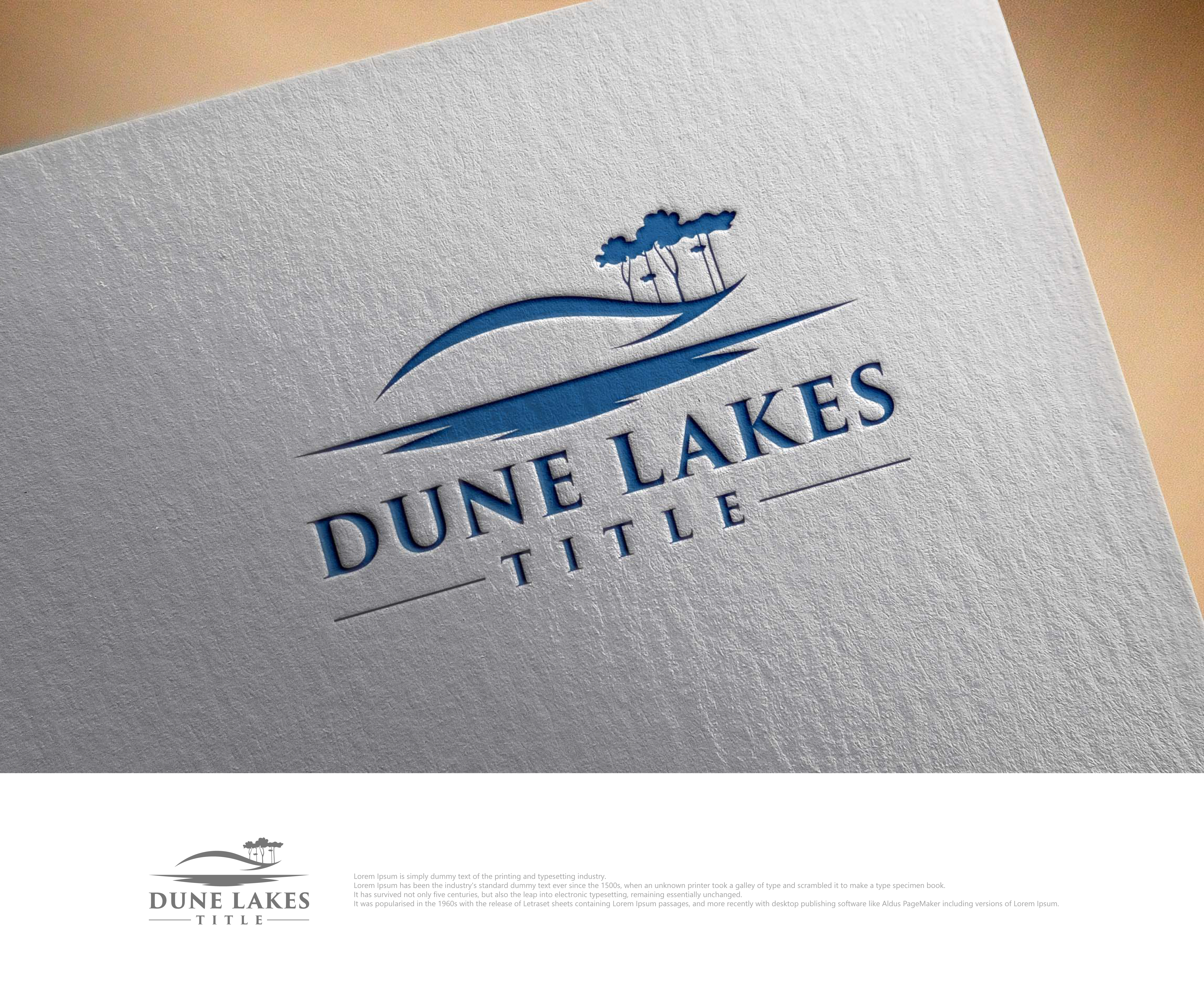 Logo Design by Hendy April for Dune Lakes Title | Design #25977770