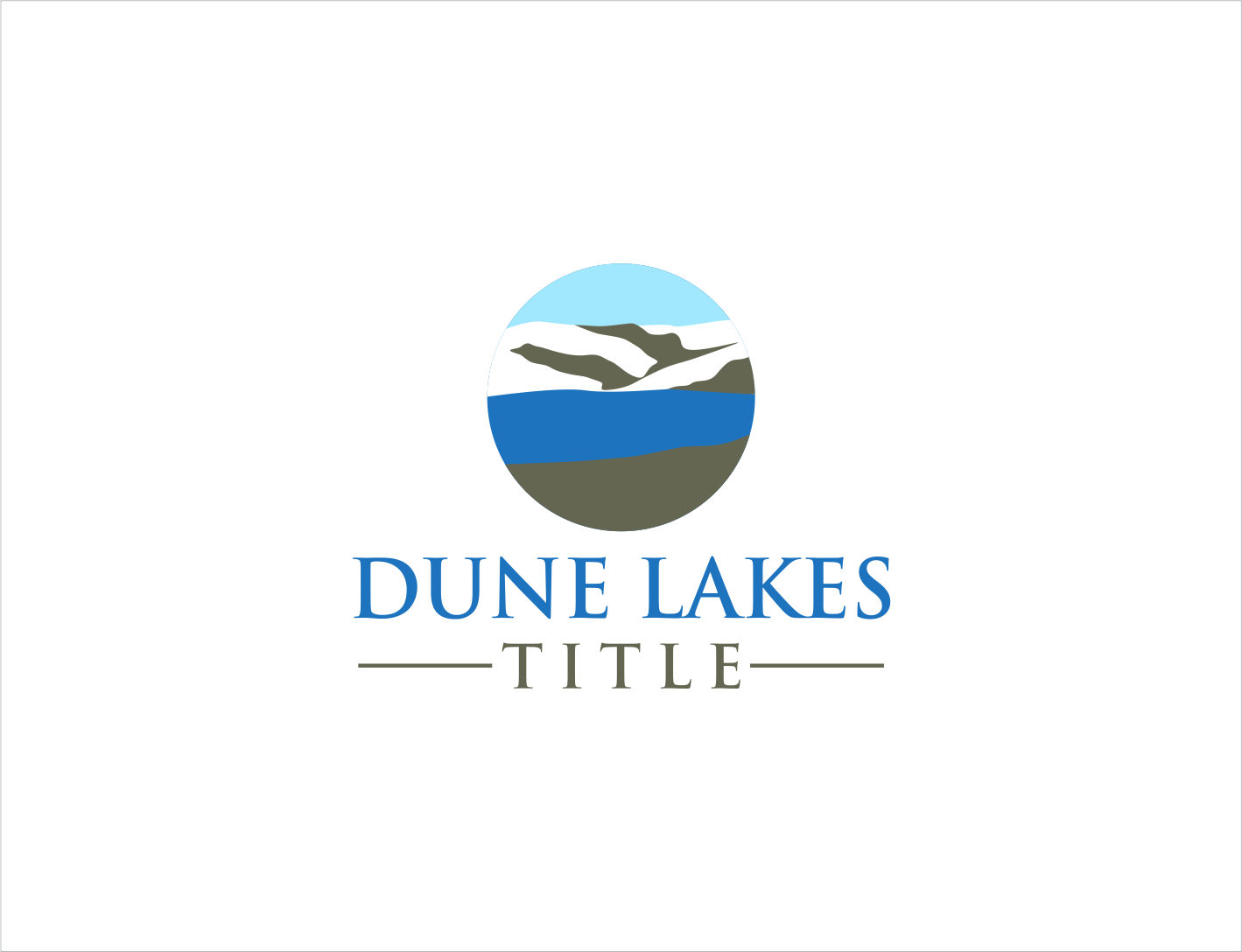Logo Design by BNdesigner for Dune Lakes Title | Design #25986969