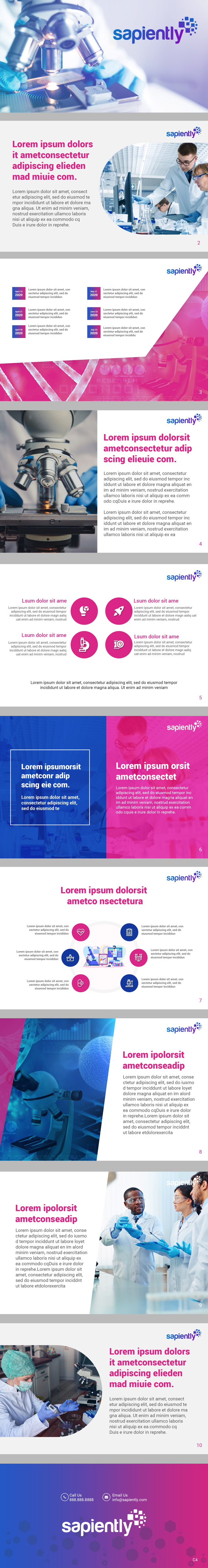 PowerPoint Design by pb for sapiently | Design #25980215