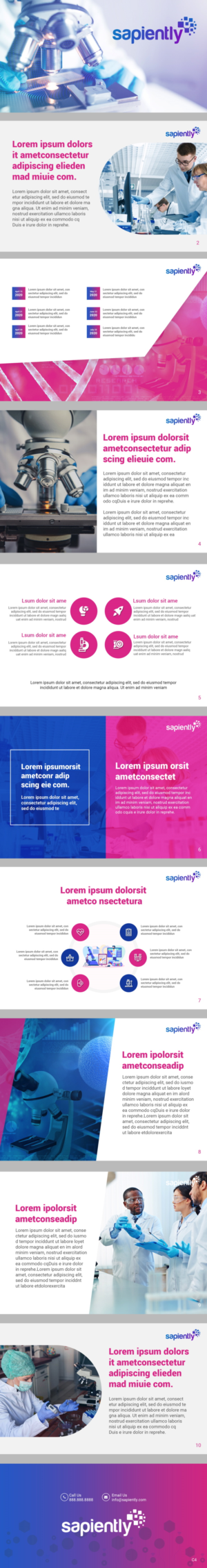 Design de PowerPoint par pb pour sapiently | Design : #25980215