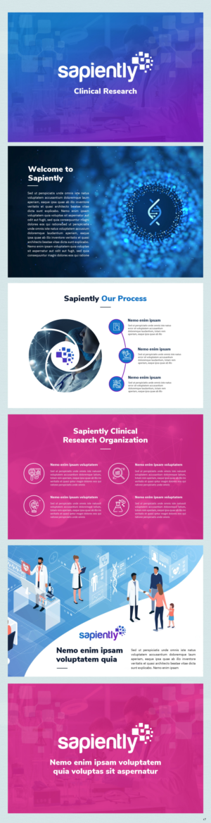 Design de PowerPoint par pb pour sapiently | Design : #25980217