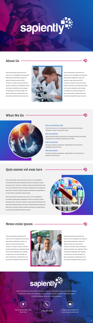 PowerPoint-Design von pb für sapiently | Design: #25980222