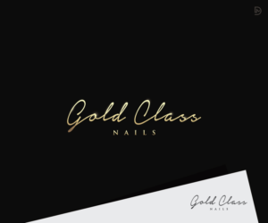 Gold Class Nails | Logo Design by D_Mantra