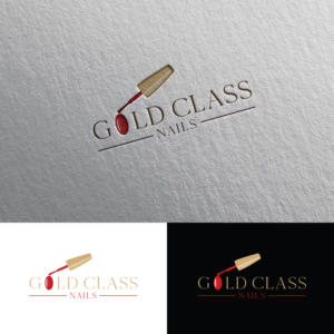 Gold Class Nails | Logo Design by Rii