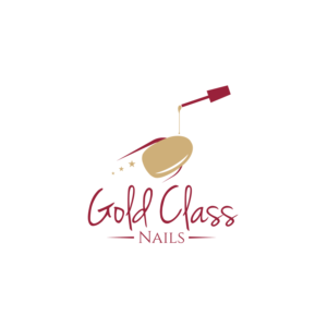 Gold Class Nails | Logo Design by geni