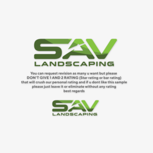 Logo Design by IdentsArt for SAV Landscaping | Design: #25988017