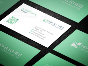 Business Card for Orthopaedic Clinic | Design de Carte de Visite par R.design