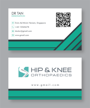 Business Card for Orthopaedic Clinic | Design de Carte de Visite par Titan Solbiz