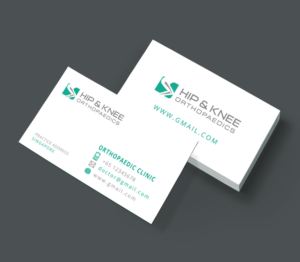 Business Card for Orthopaedic Clinic | Design de Carte de Visite par CreativeFeather