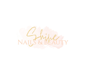 Title: Shine - Subtitle: Nails & Beauty | Logo Design by hjyoo