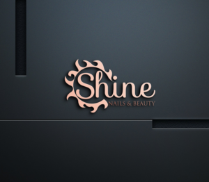 Title: Shine - Subtitle: Nails & Beauty | Logo Design by chari 2