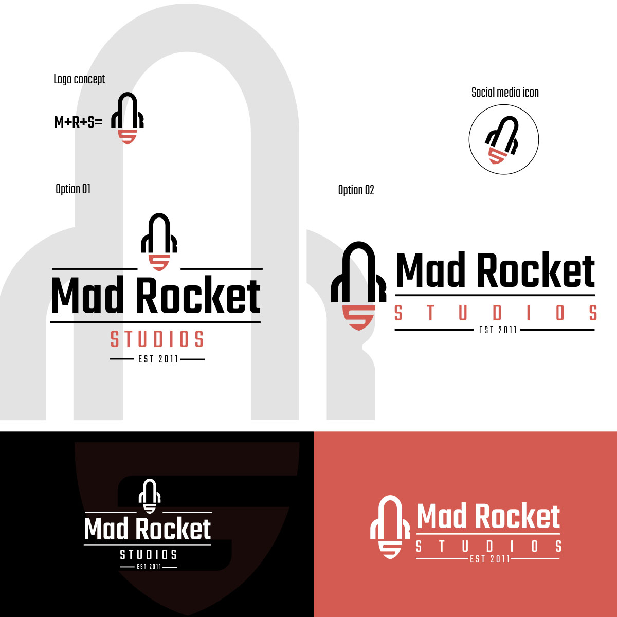Diseño de Logo por Aaaron para Mad Rocket Studios | Diseño #26008240