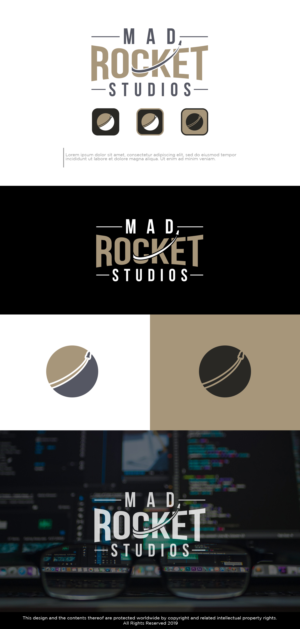 MUST HAVE: Mad Rocket Studios, OPTIONAL:  Established/Est 2011 | Design de Logo par Kim Ji