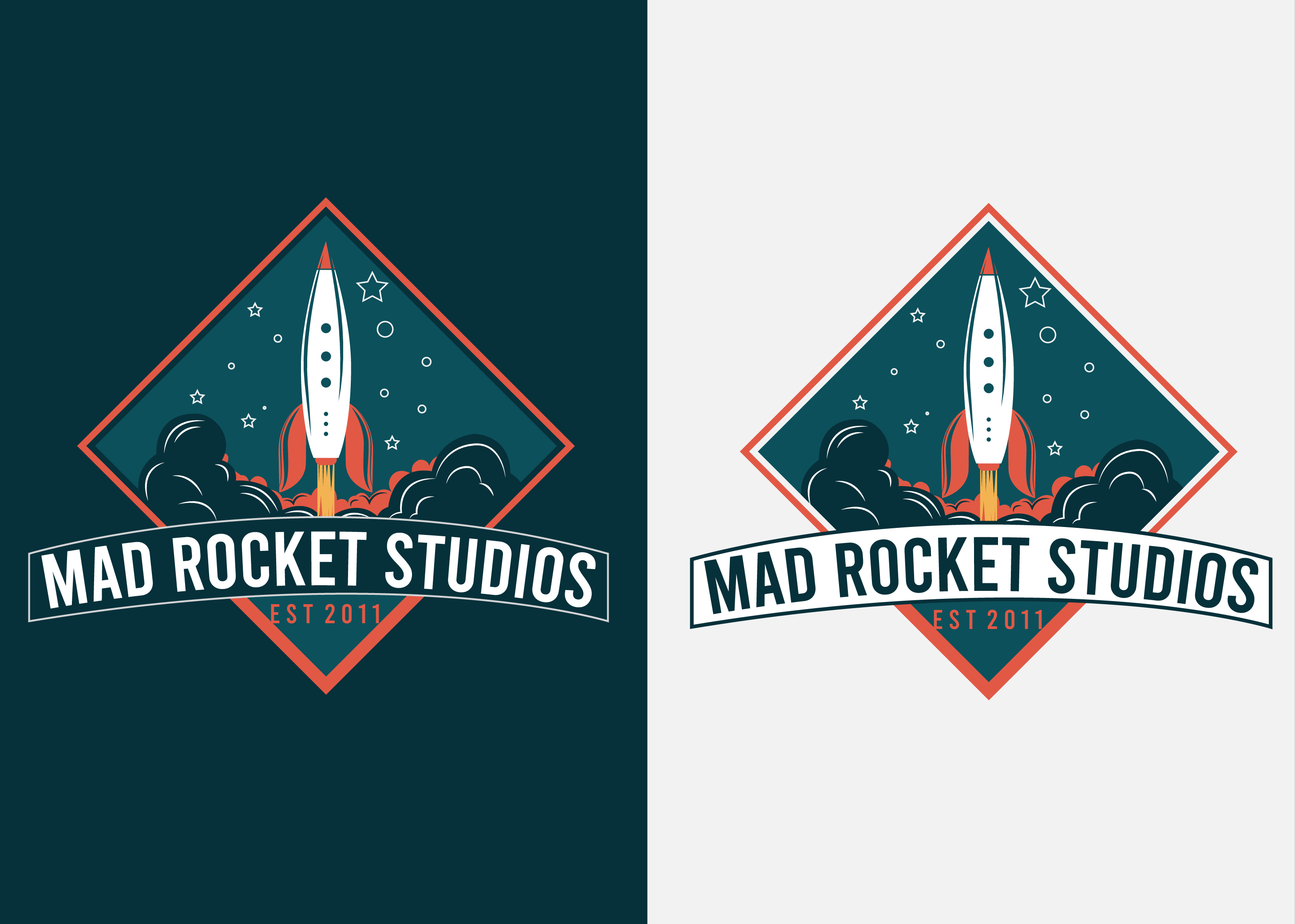 Logo Design by Dz33 for Mad Rocket Studios | Design #26005875