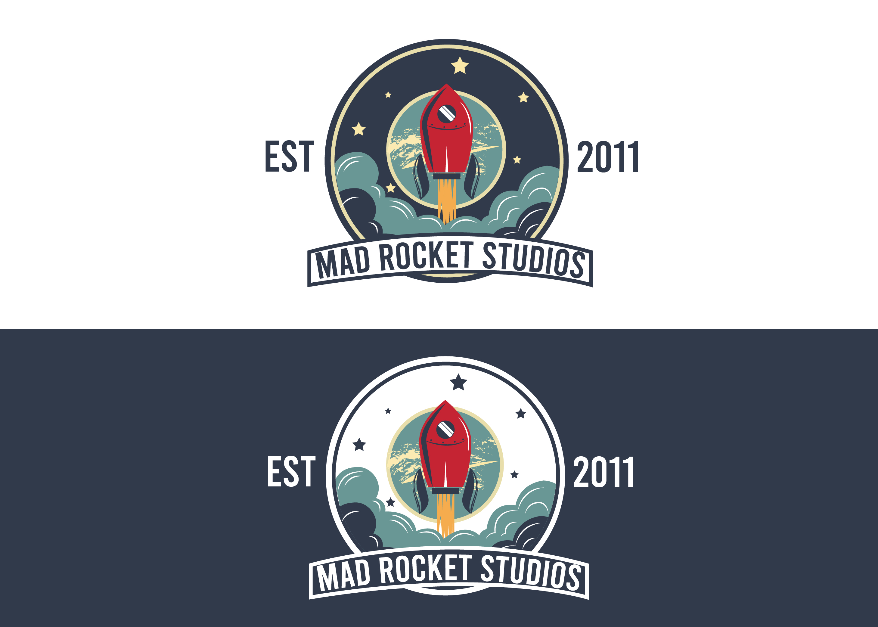 Logo Design by Dz33 for Mad Rocket Studios | Design #26008383