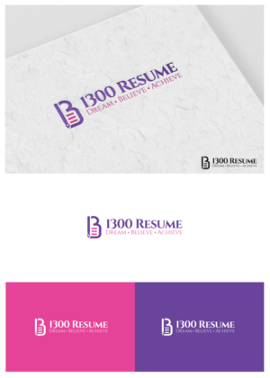 1300 Resume | Logo Design by goranvisnjic82
