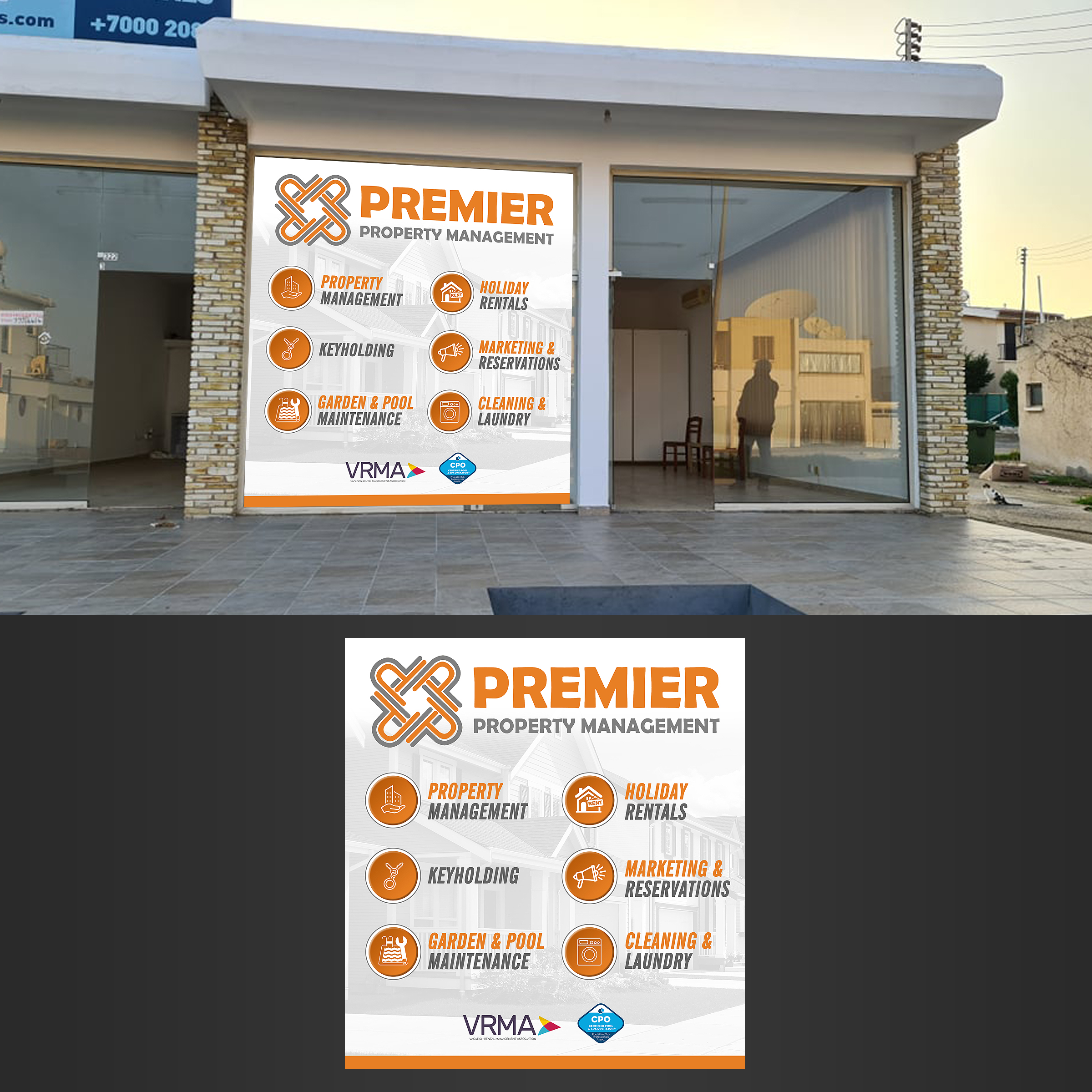 Signage Design by Designers Hub for this project | Design #25989398