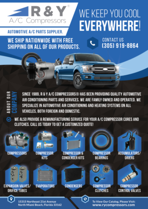 Marketing Flyer for Auto Parts Business