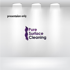 Pure Surface Cleaning | Logo Design by uitaki
