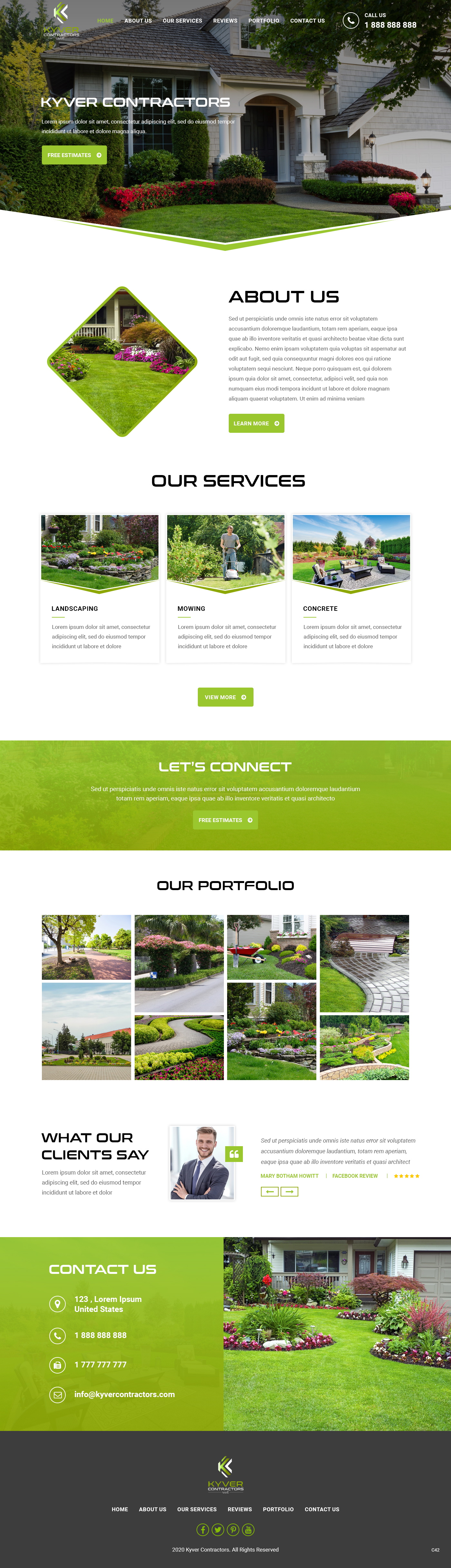 Web Design by pb for Kyver Contractors, LLC | Design #25986205