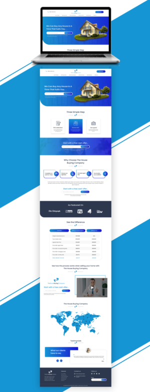 The house buying company website creation  | Diseño Web por Adeel Rahman