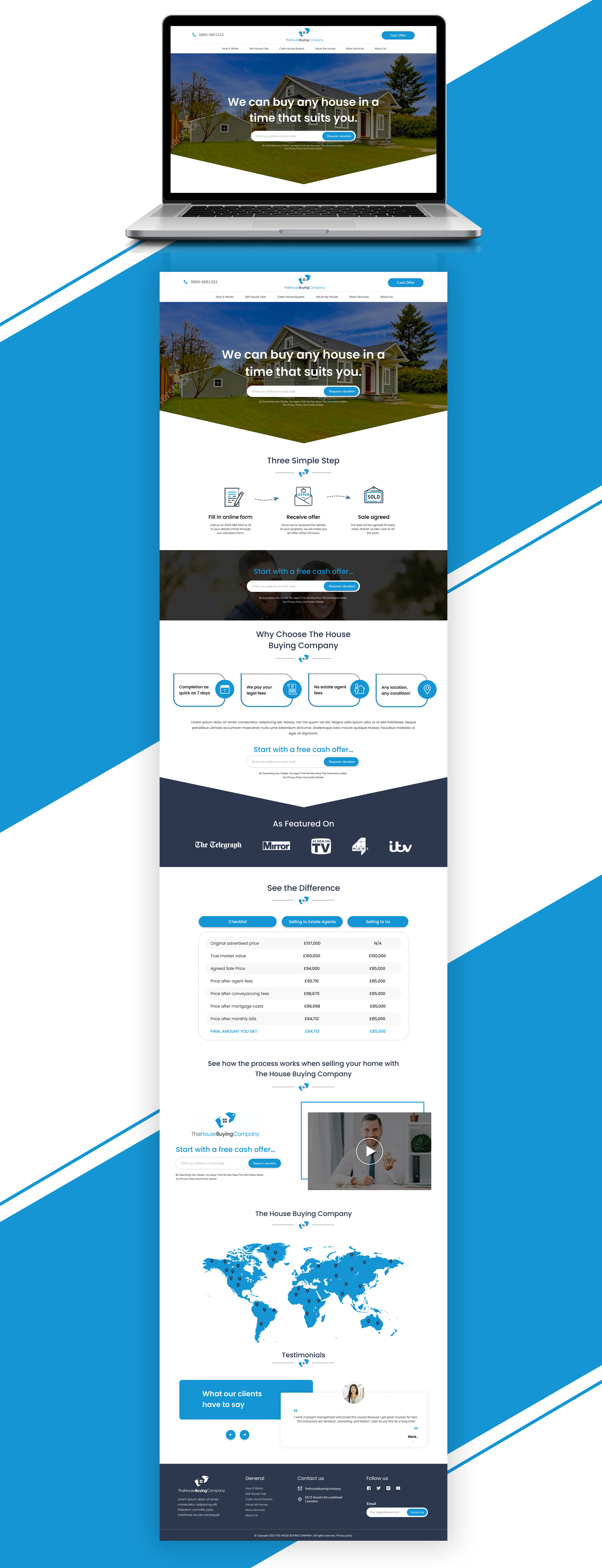 Diseño Web por Adeel Rahman para este proyecto | Diseño #26016142