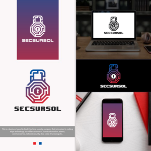 Security Surveillance Solutions LLC. or SECSURSOL or SSS | Logo Design by 4tech services