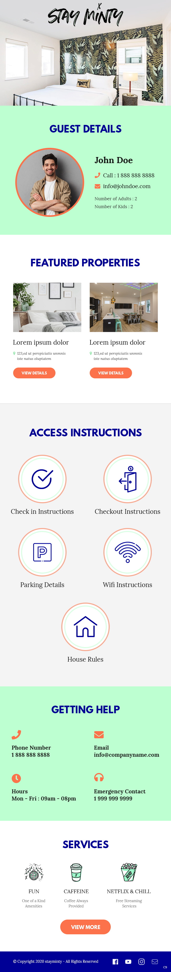 Email Marketing Design by pb for Stay Minty | Design #25986248