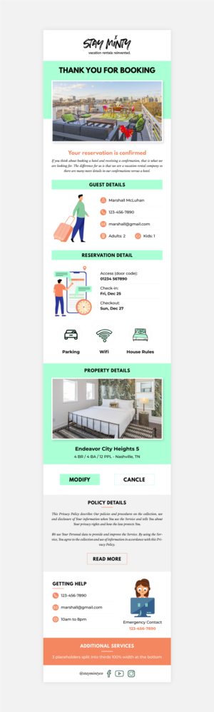 Email Marketing Design by vcreatived for Stay Minty | Design: #25983891