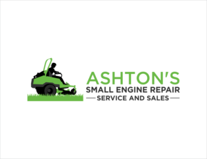 Ashton's Small Engine Repair  Service and Sales | Logo Design by BNdesigner