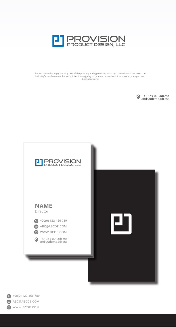 Logo-Design von graphicevolution für Provision Product Design, LLC | Design #25985157