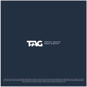 TAG  (tagline is:  Mental Health Made Simple). | Logo Design by JoseDesign