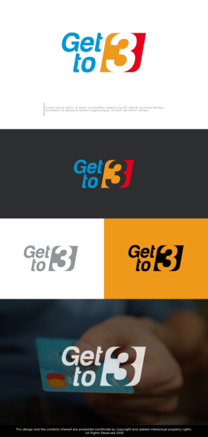Get to 3 | Logo Design by Kim Ji
