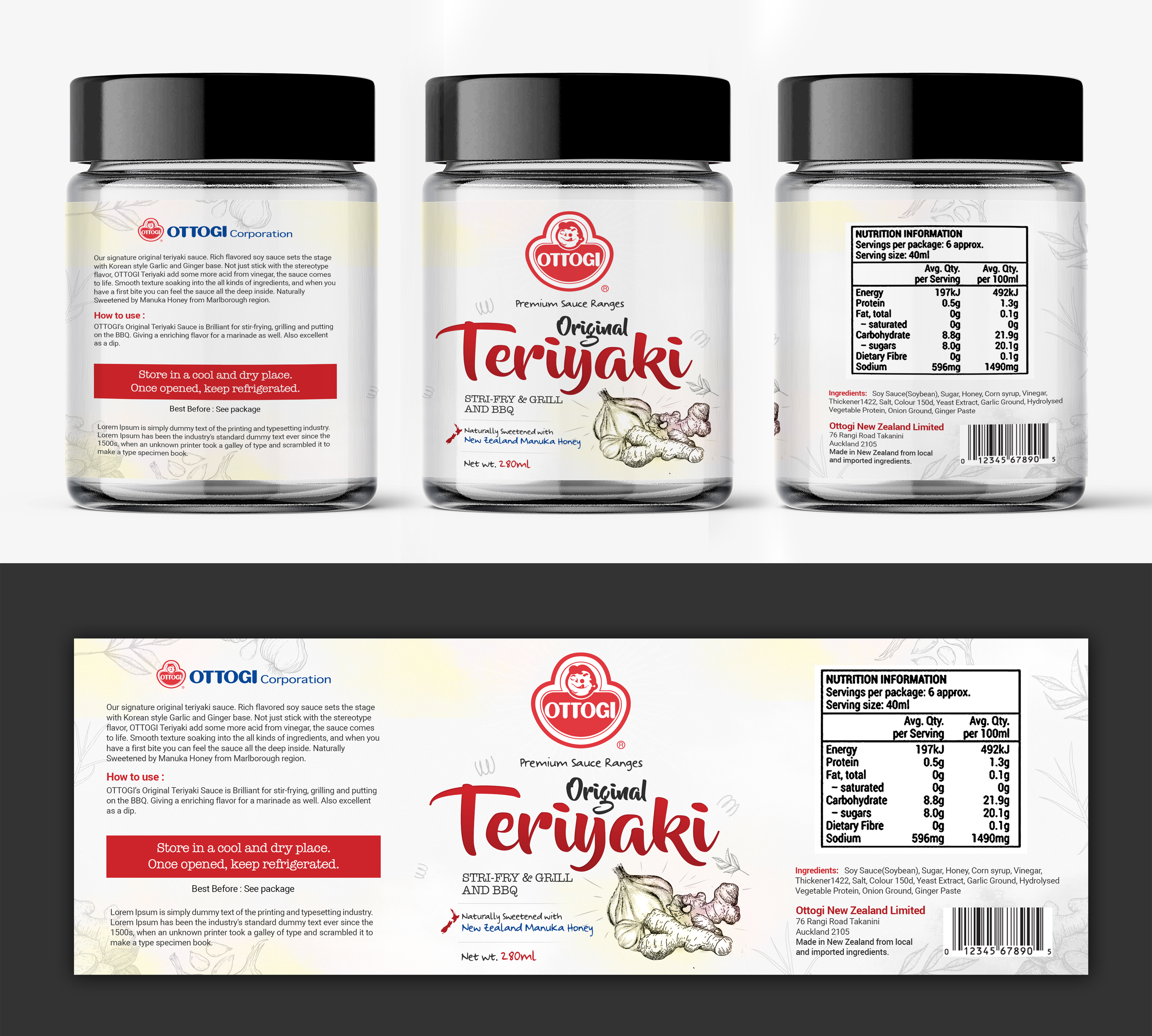 Label Design by SAI DESIGNS for OTTOGI NEW ZEALAND | Design #26104724