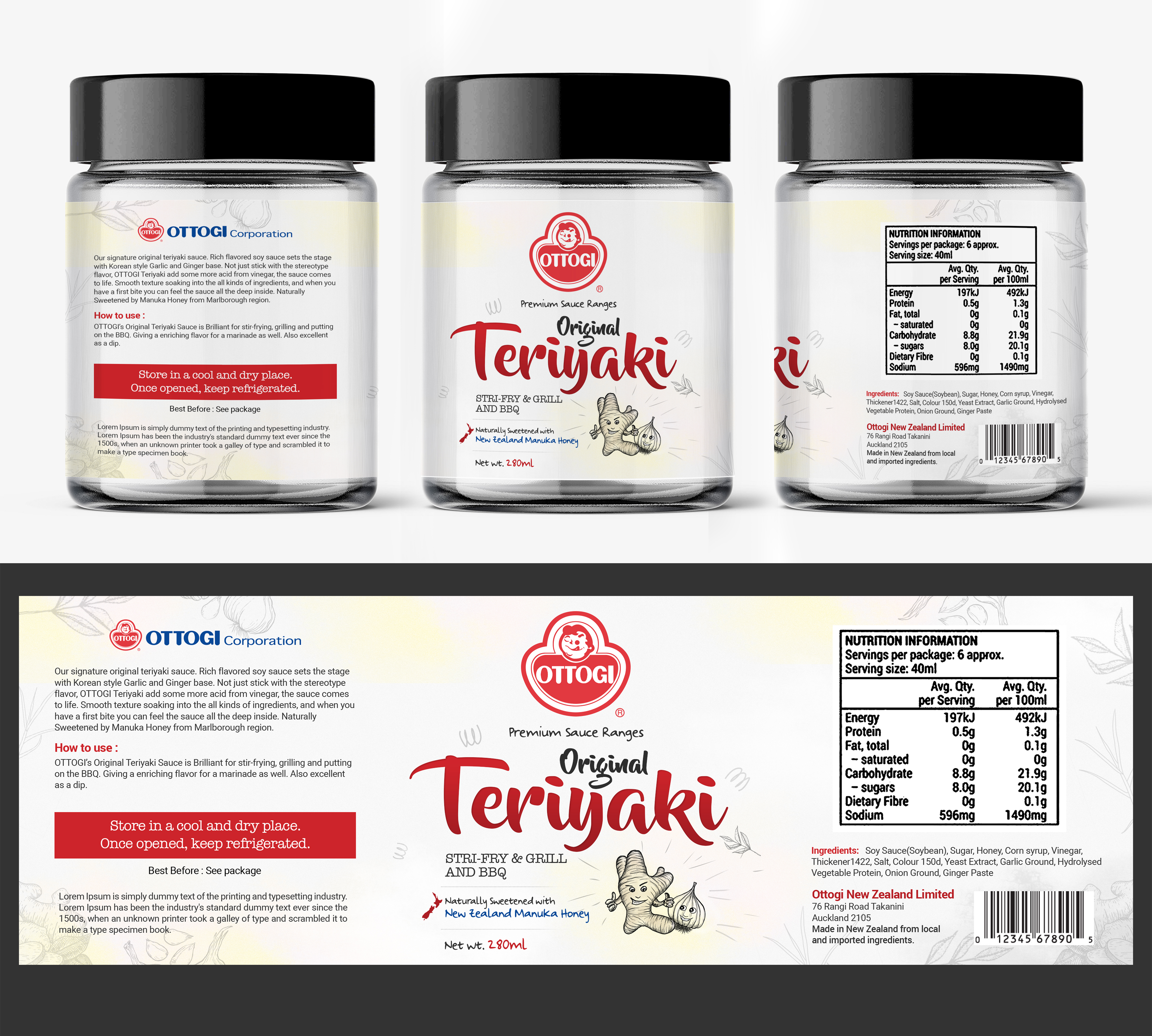 Label Design by SAI DESIGNS for OTTOGI NEW ZEALAND | Design #26110430