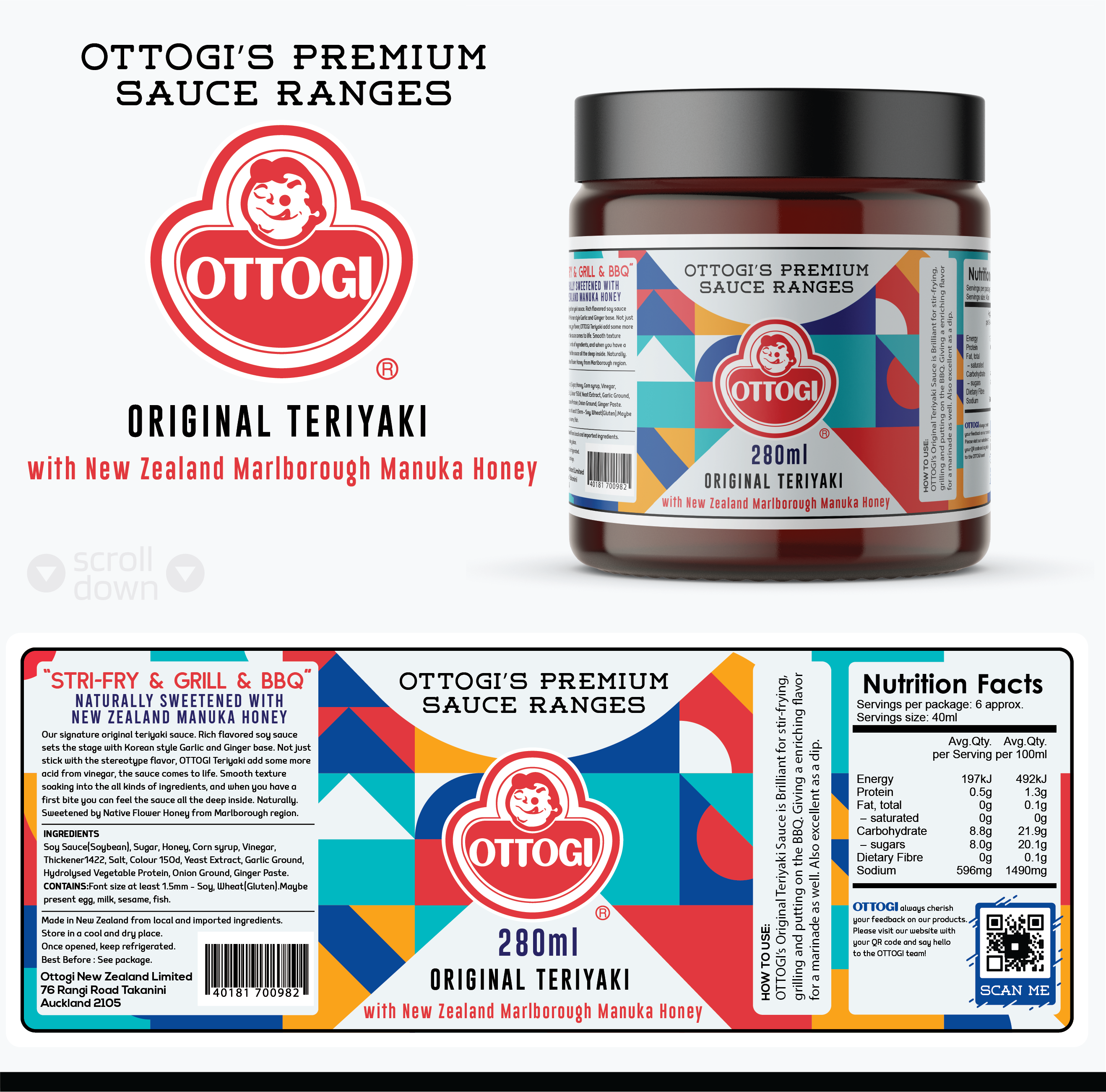 Label Design by Val brito for OTTOGI NEW ZEALAND | Design #25994280