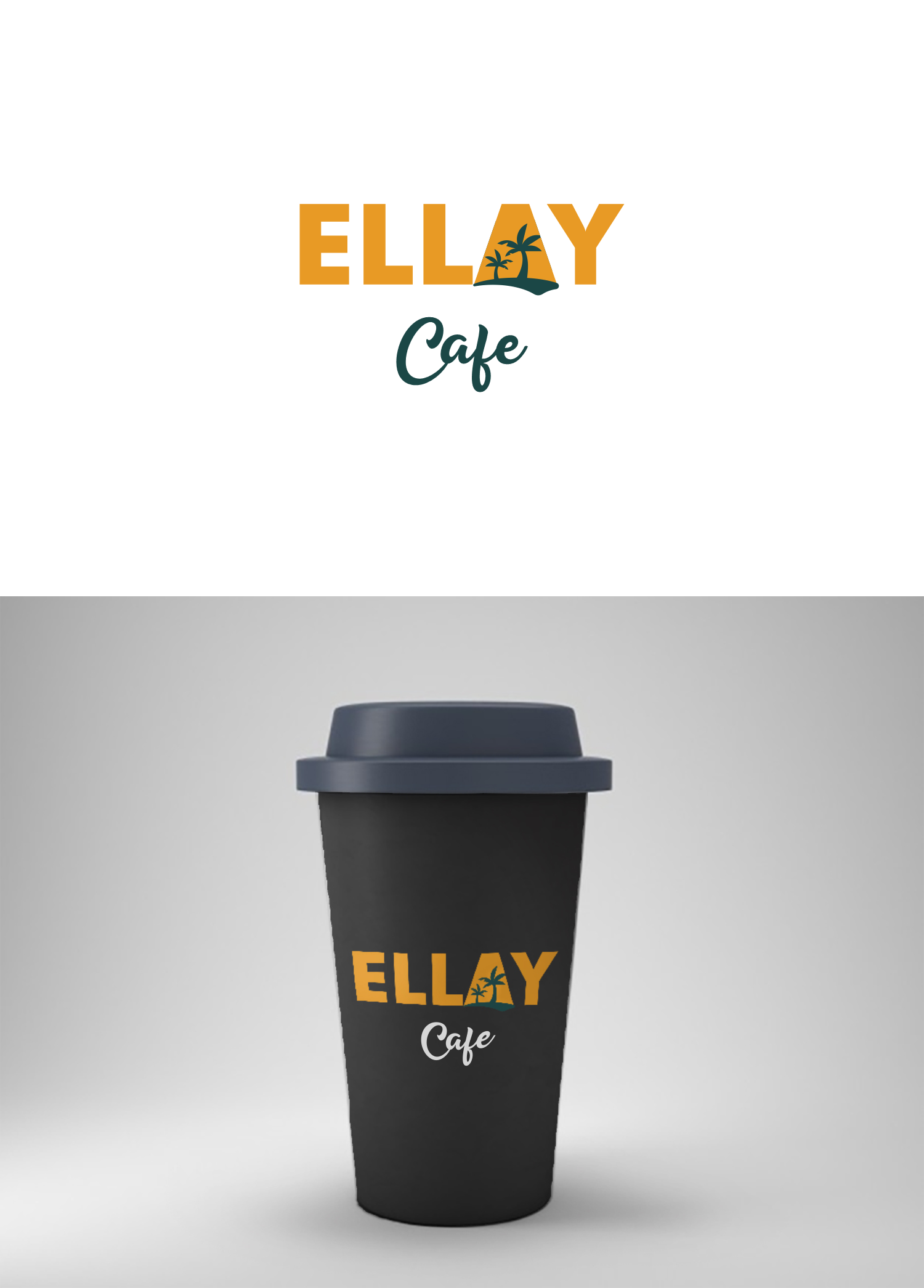 Logo Design by Omee for ELLAY CAFE | Design #26027513