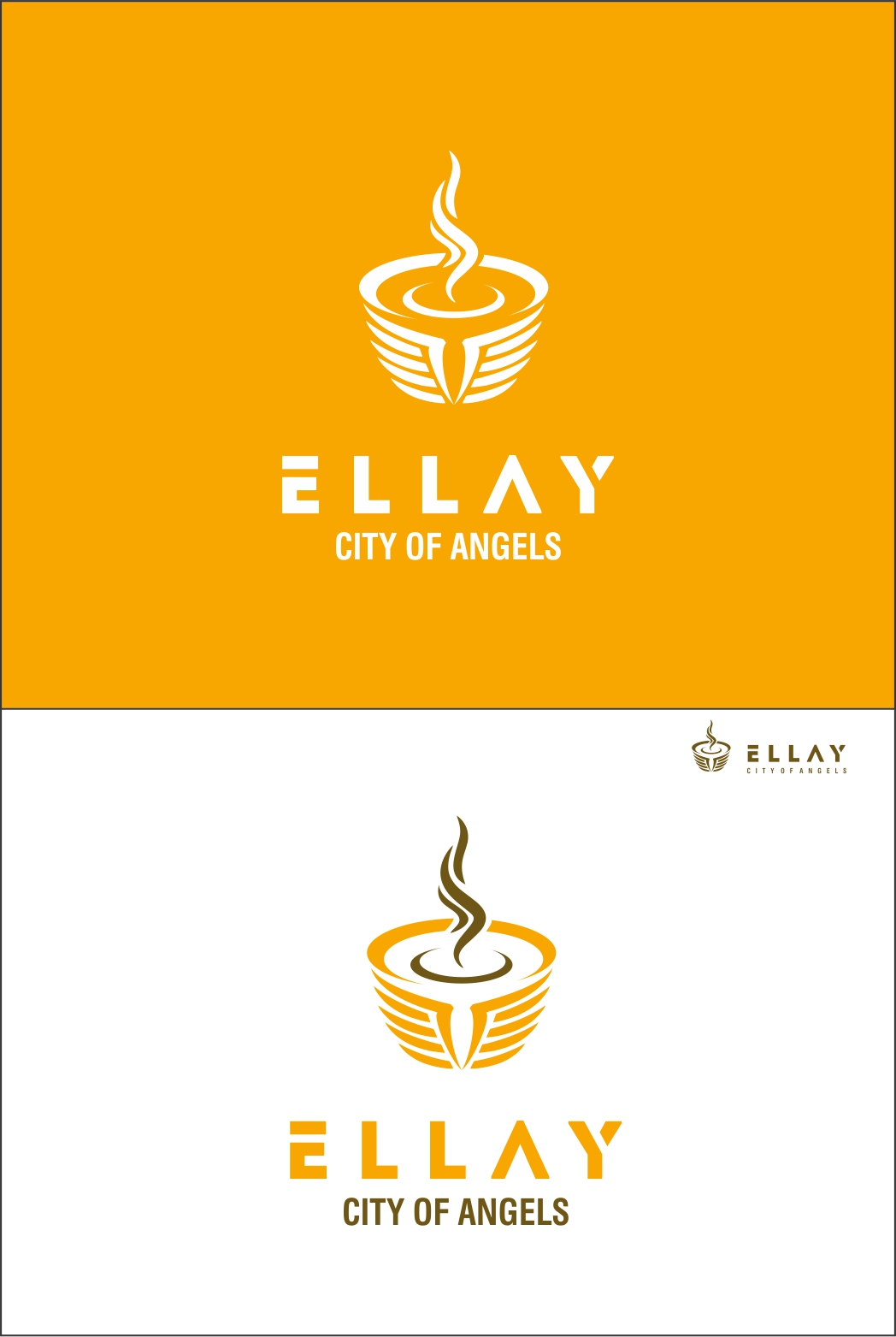 Logo Design by dclawstudio for ELLAY CAFE | Design #26004460
