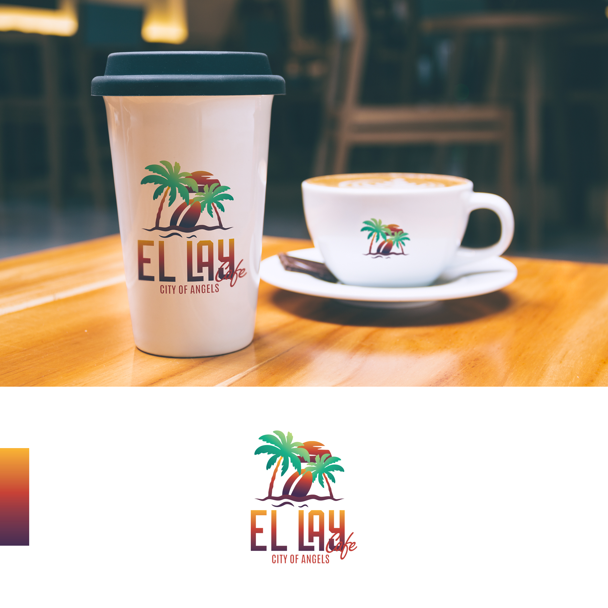 Logo Design by Moumita_ for ELLAY CAFE | Design #26015670