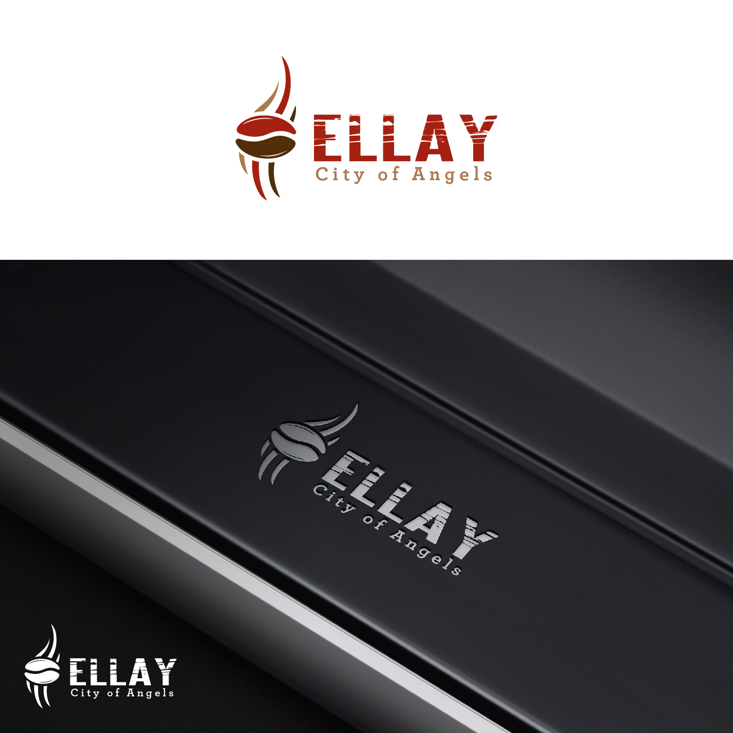 Logo Design by Maxo-Biz for ELLAY CAFE | Design #25998661
