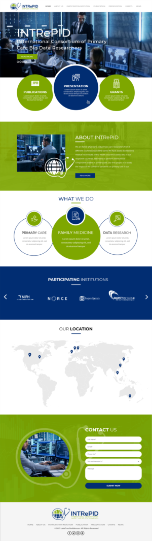 Web Design by Blue Sparrow for this project | Design: #26020902