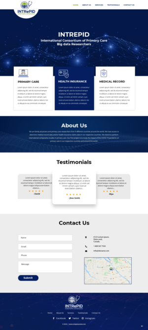 Web Design by pb for this project | Design: #26014483